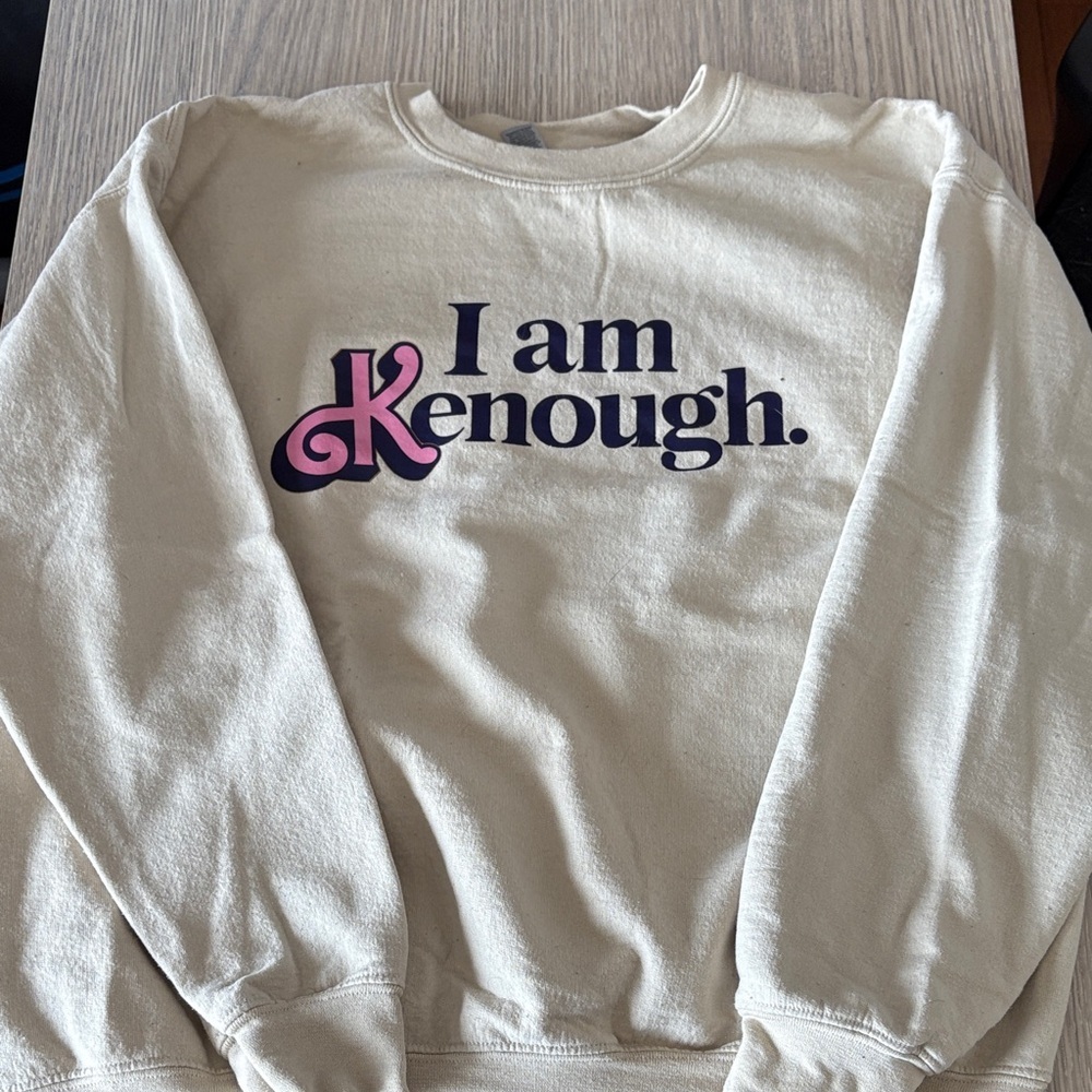 Women’s L Barbie I am Kenough sweatshirt